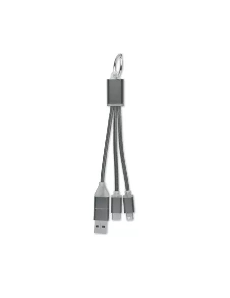 4 in 1 charging cable type C BLUE