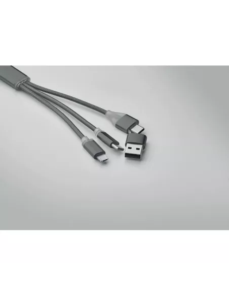 4 in 1 charging cable type C BLUE