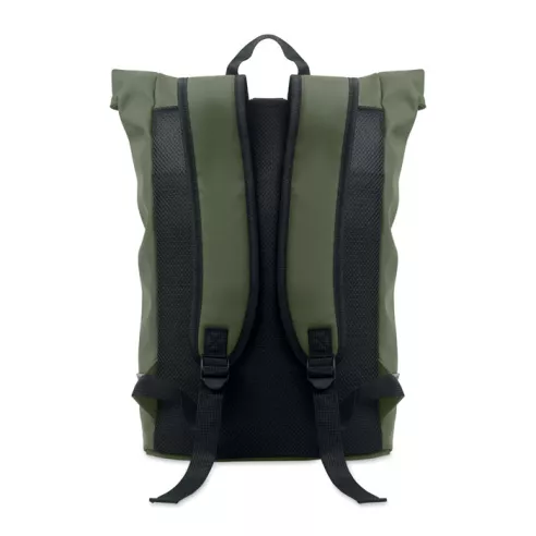 Laptop 15" roll top PU backpack LAPTOSA