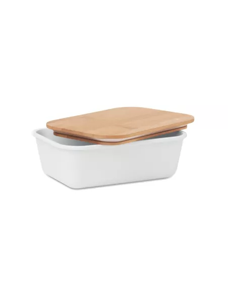 Lunch box with bamboo lid THURSDAY