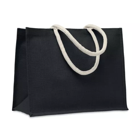 Jute bag with cotton handle AURA