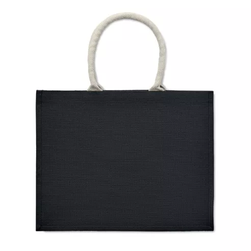 Jute bag with cotton handle AURA