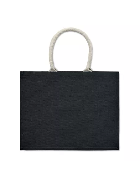 Jute bag with cotton handle AURA