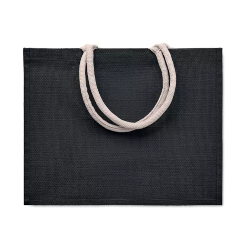 Jute bag with cotton handle AURA