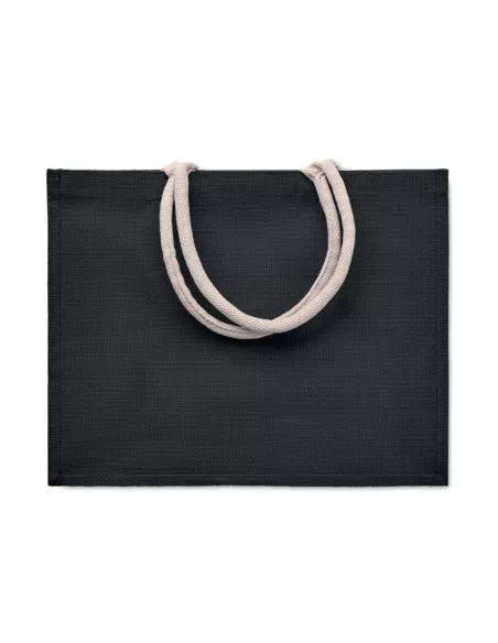 Jute bag with cotton handle AURA