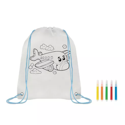 Non woven kids bag with pens CARRYDRAW