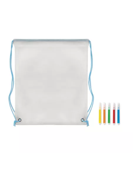 Non woven kids bag with pens CARRYDRAW