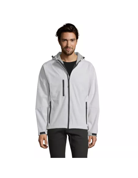 REPLAY MEN HOODED SOFTSHELL REPLAY MEN