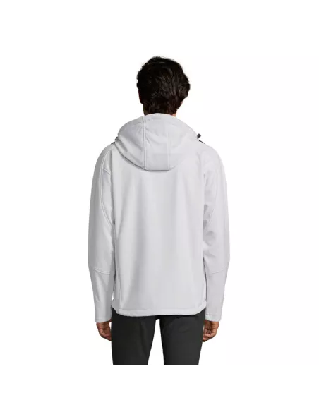 REPLAY MEN HOODED SOFTSHELL REPLAY MEN