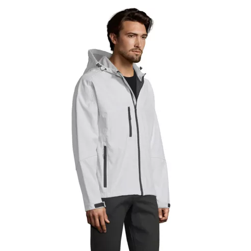 REPLAY MEN HOODED SOFTSHELL REPLAY MEN