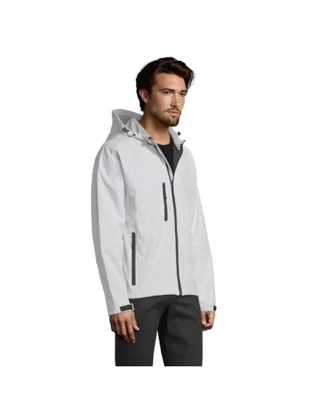 REPLAY MEN HOODED SOFTSHELL REPLAY MEN