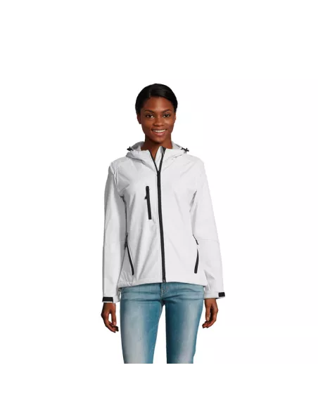 REPLAY WOMEN HOOD SOFTSHELL REPLAY WOMEN