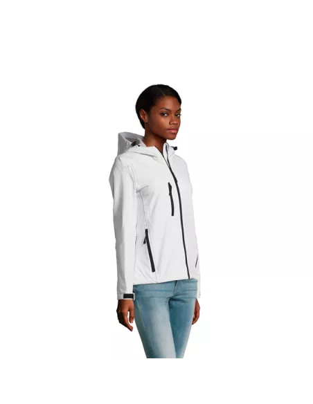 REPLAY WOMEN HOOD SOFTSHELL REPLAY WOMEN