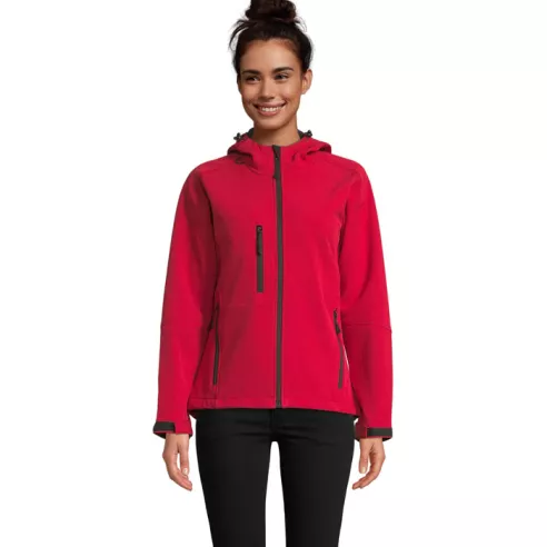REPLAY WOMEN HOOD SOFTSHELL REPLAY WOMEN