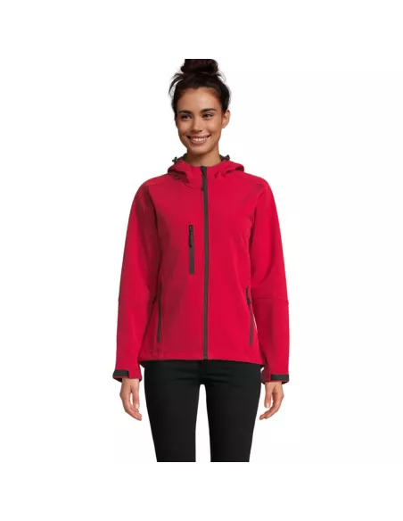 REPLAY WOMEN HOOD SOFTSHELL REPLAY WOMEN