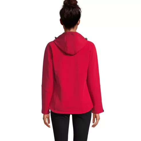 REPLAY WOMEN HOOD SOFTSHELL REPLAY WOMEN