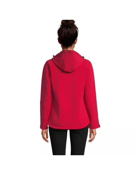 REPLAY WOMEN HOOD SOFTSHELL REPLAY WOMEN