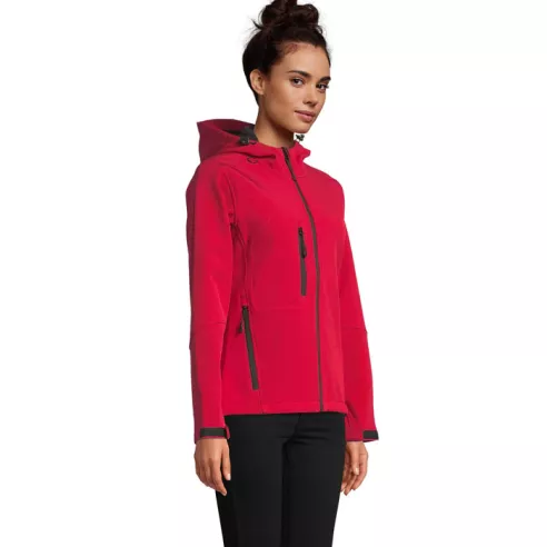 REPLAY WOMEN HOOD SOFTSHELL REPLAY WOMEN