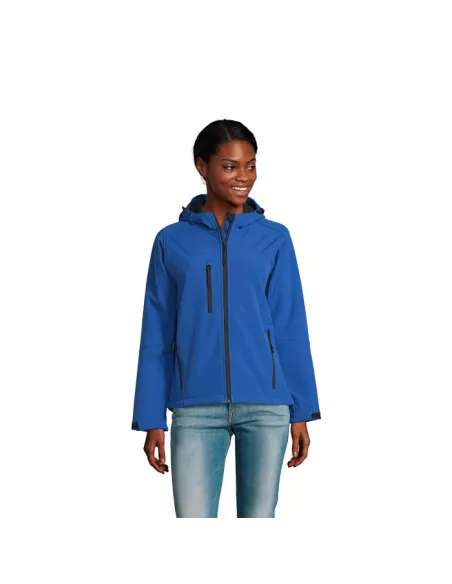 REPLAY WOMEN HOOD SOFTSHELL REPLAY WOMEN