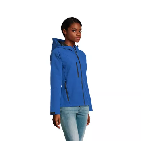 REPLAY WOMEN HOOD SOFTSHELL REPLAY WOMEN