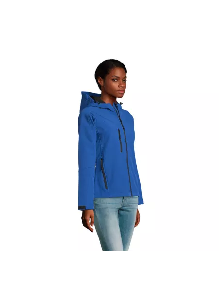 REPLAY WOMEN HOOD SOFTSHELL REPLAY WOMEN