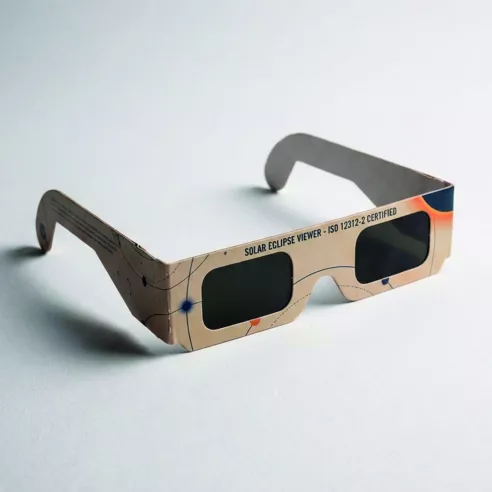 Customized solar eclipse glasses