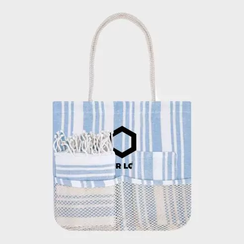 Customized Bekoran set with bag, toiletry bag and pareo