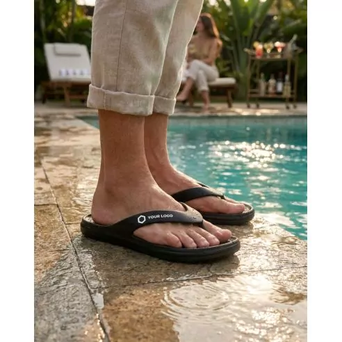 Customized Evaslip beach flip-flops size 40-41