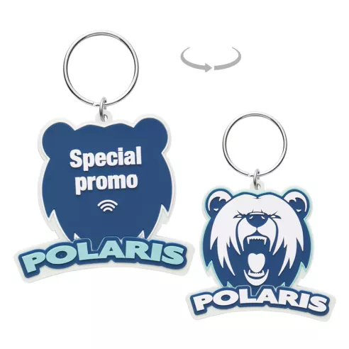 Customized PVC NFC keyring with NFC chip