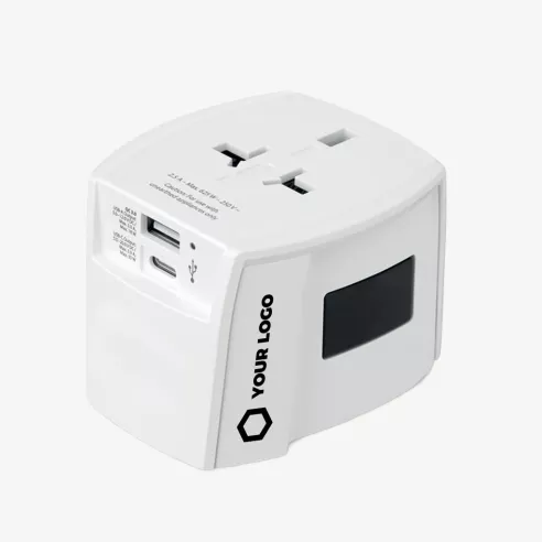 Customized SKROSS® MUV USB AC30 PD Universal Adapter | Connectad