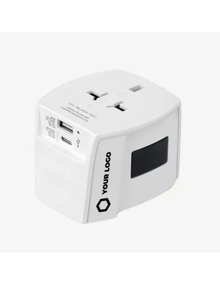 Customized SKROSS® MUV USB AC30 PD Universal Adapter | Connectad