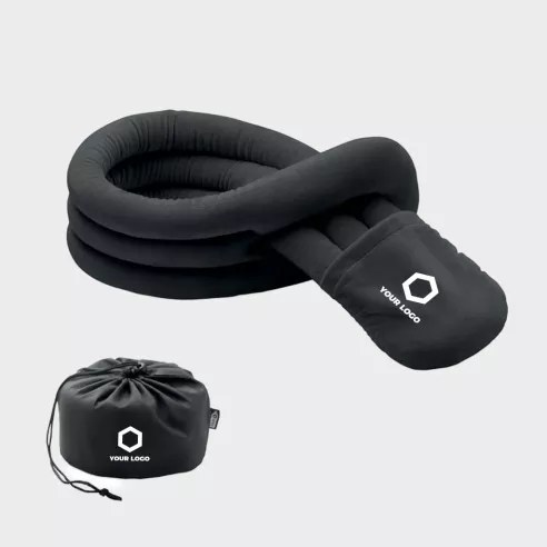 Customized Wrap it roll-up travel pillow | Connectad