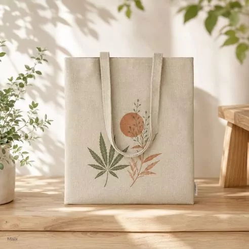Bolsa cáñamo 200 g/m² sostenible personalizable Misix