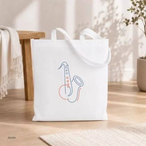 Bolsa personalizable non-woven 80 g/m² termosellada Jazzin