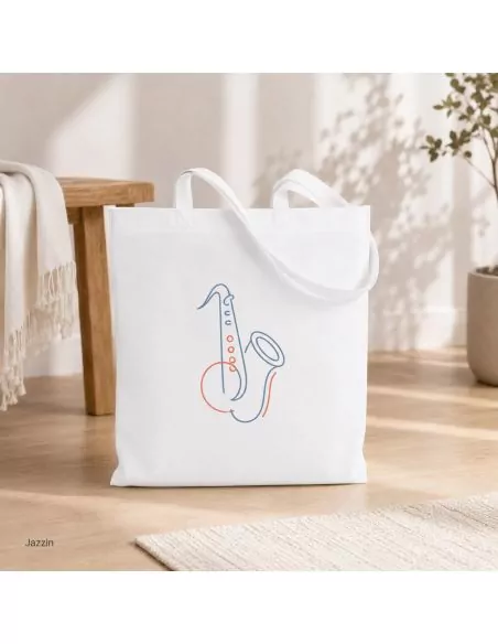 Bolsa personalizable non-woven 80 g/m² termosellada Jazzin