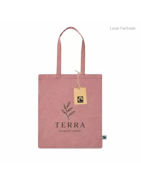 Bolsa Lazar personalizable Fairtrade 100% algodón 120 g/m²