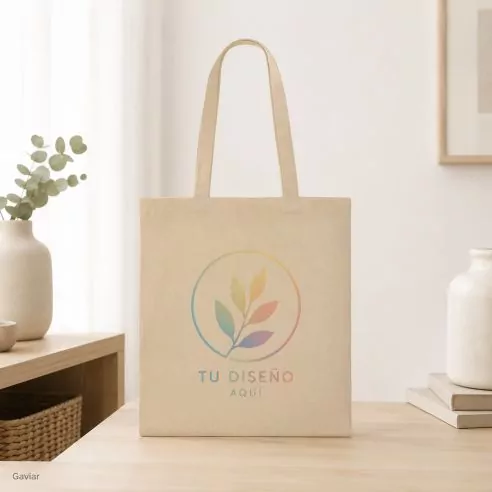 Bolsa personalizada poliéster 260 g/m² Gaviar