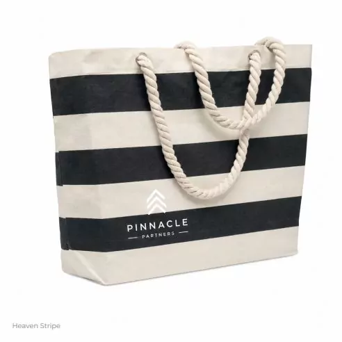 Bolsa de playa personalizada algodón 220 g/m² Heaven Stripe