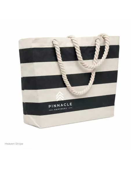Bolsa de playa personalizada algodón 220 g/m² Heaven Stripe