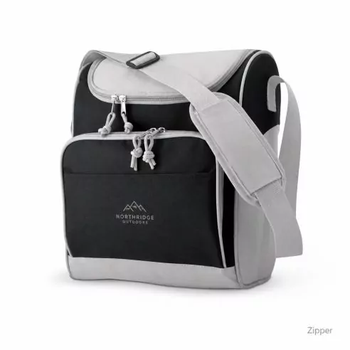 Cooler bag with front pocket ZIPPER