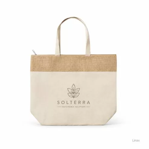 Bolsa térmica Linax personalizable algodón yute 225 g/m²