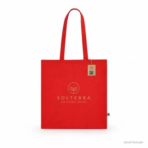 Jamal Customizable Fairtrade Cotton Bag 140g/m2