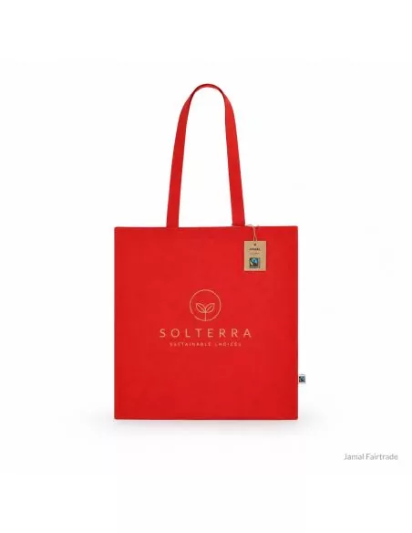 Jamal Customizable Fairtrade Cotton Bag 140g/m2