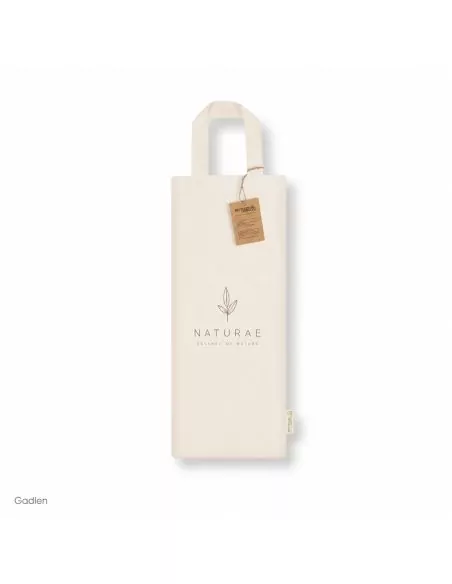 Bolsa personalizable algodón 140 g/m² asas cortas Gadlen