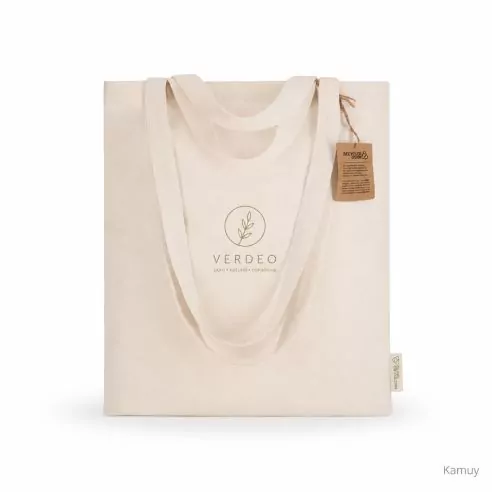 Bolsa Kamuy personalizable algodón reciclado 140 g/m²