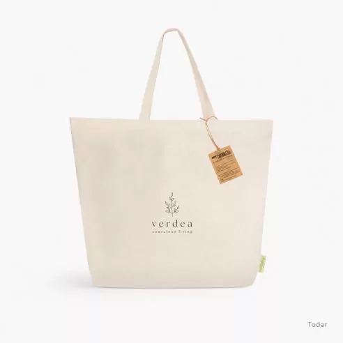 Bolsa personalizable algodón reciclado 220 g/m² Todar