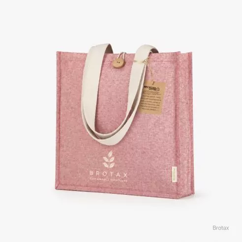 Bolsa personalizable algodón reciclado 300 g/m² Brotax