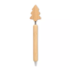 Bamboo Christmas tree ball pen CHRISPEN