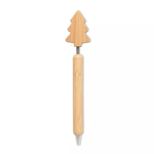 Bamboo Christmas tree ball pen CHRISPEN