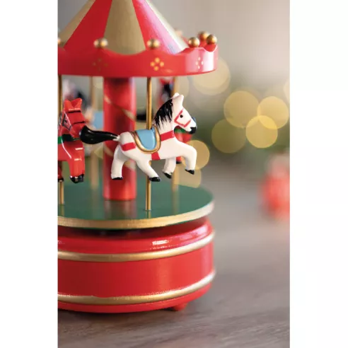 Mini caja de música carrusel WHIRLY